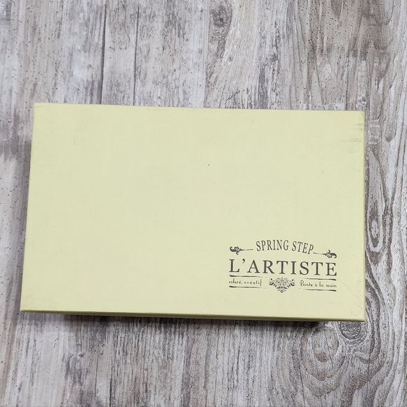 L’Artiste by Spring Step Classical Leather Flower Wedge Sandals Comfort Size 9 - Picture 11 of 11